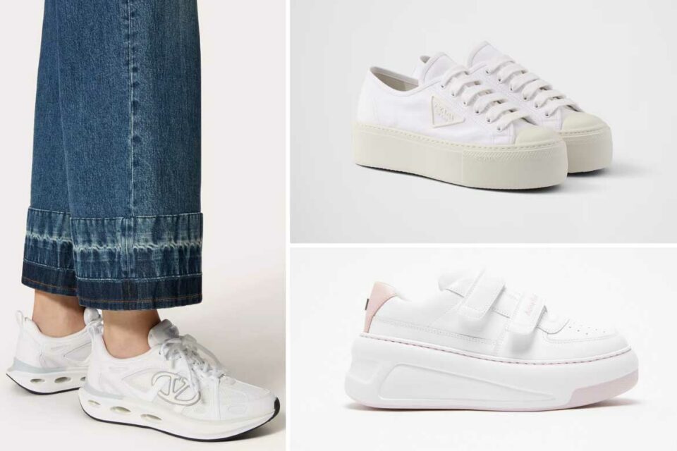 sneakers bianche, sneaker bianche, white sneakers,