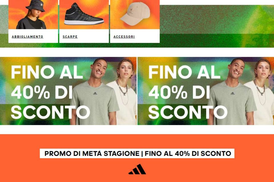 Promo di metà stagione adidas, adidas, promo, offerta, sconti,