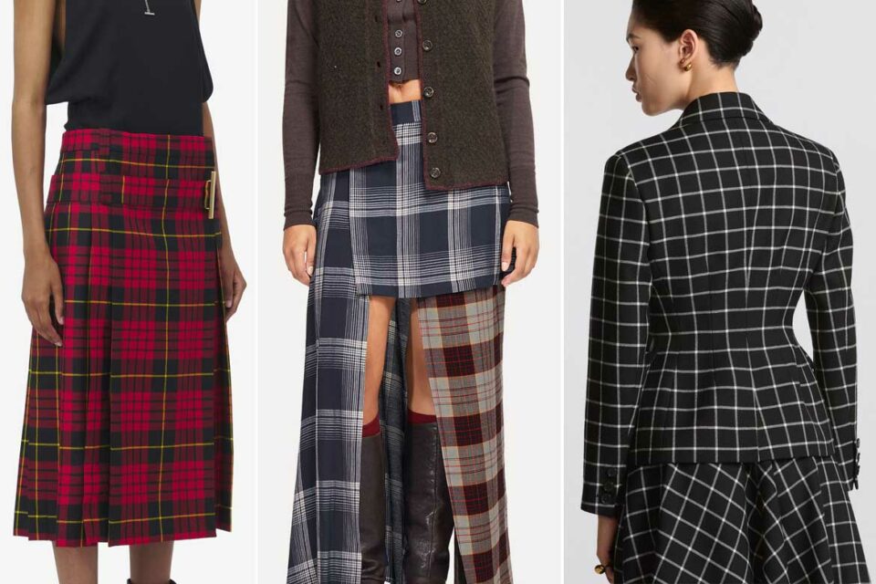 tartan, check, check & tartan